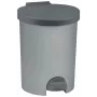 CURVER pattumiera con pedale 15L acciaio inox argento Soft-Close rettangolare