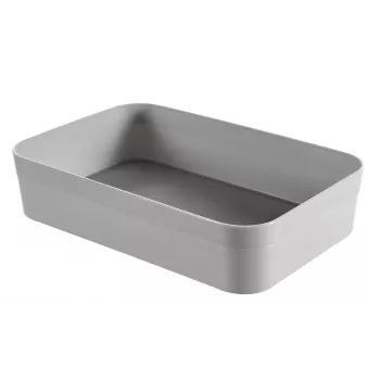 CURVER Infinity Recycled XL cesto portatutto 23x15x5 cm grigio