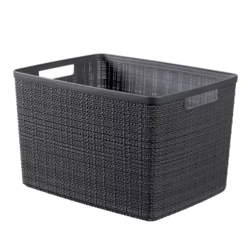 CURVER cesto Jute L 20L 36x28x23cm grigio scuro