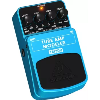 Behringer TM300 Tube Amp Modeler pedale effetto per chitarra elettrica, blu/nero