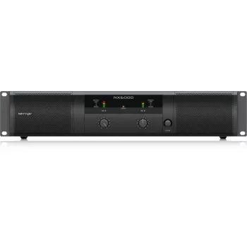 Behringer NX6000 finale Class-D 2 x 3000W a 4 Ohm con DSP, nero