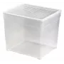 CURVER scatola in tessuto con coperchio 33L trasparente 39,5x34,2x34,3cm