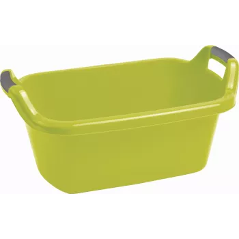 CURVER vasca ovale con manici 35L verde vasca flessibile