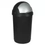 CURVER Bullet 50L nero/argento contenitore rifiuti