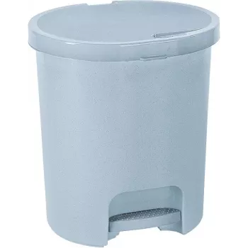 Curver cestino con pedale 25L rotondo grigio con coperchio soft-close