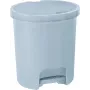 Curver cestino con pedale 25L rotondo grigio con coperchio soft-close