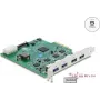 Delock scheda PCI Express x4 a 4 x USB 5 Gbps USB Type-A quad-channel