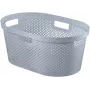CURVER Infinity cesto portabiancheria in materiale riciclato 40L 59x39x27cm grigio