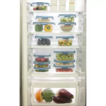 CURVER Smart Eco Fresh contenitore rettangolare per alimenti 5L trasparente con coperchio verde
