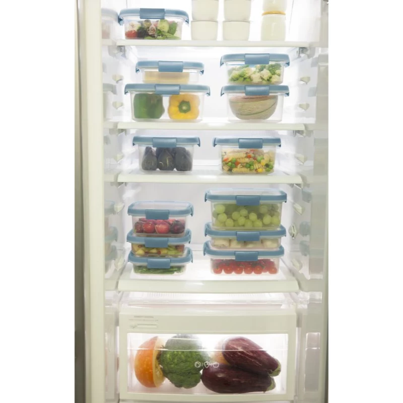 CURVER Smart Eco Fresh contenitore rettangolare per alimenti 5L trasparente con coperchio verde