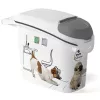 Contenitore per cibo per cani CURVER Pets Life 6 kg 15L 23x50x36 cm
