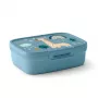 CURVER Snap Box contenitore rettangolare con divisorio 1,8L blu-grigio