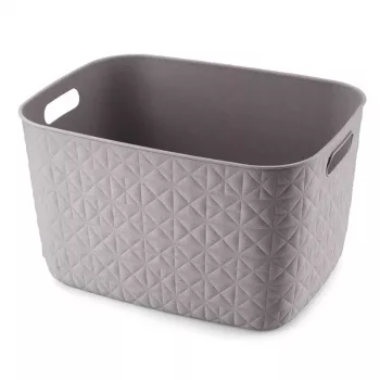 Curver Softex L cesto contenitore 19L grigio-marrone 37,9x29,2x22,1cm