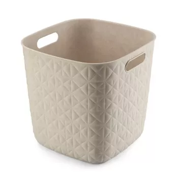 CURVER Softex cesto contenitore quadrato 15L bianco gesso 27,9x27,9x26,9cm