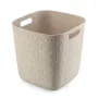 CURVER Softex cesto contenitore quadrato 15L bianco gesso 27,9x27,9x26,9cm