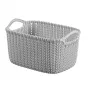 CURVER cesto Knit XS rettangolare 3L grigio chiaro 25x18x14cm