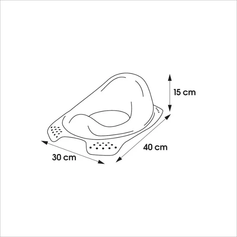 KEEEPER riduttore wc con funzione antiscivolo Ewa Stars, bianco
