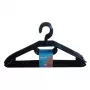 KEEEPER Arvid grucce in plastica, set da 10, 40 x 22 x 6,2 cm, nero