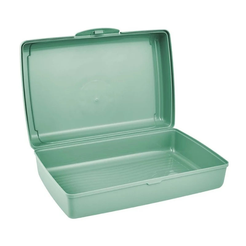 KEEEPER click-box maxi 3,7L contenitore per alimenti Luca, verde, rettangolare, ermetico e a tenuta stagna