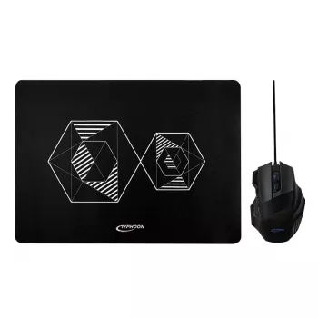 Set combo gaming TYPHOON TI019, mouse + tappetino