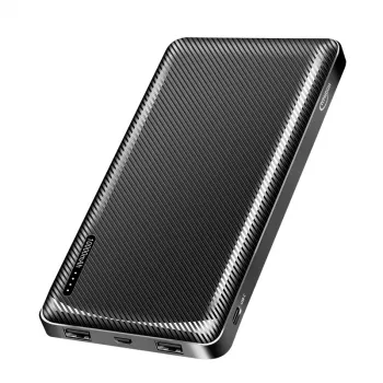 TYPHOON powerbank portatile 10000 mAh LiPo nero