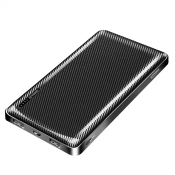 TYPHOON powerbank portatile 10000 mAh LiPo nero