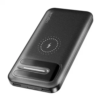 LogiLink PA0343RF powerbank wireless 10000 mAh nero