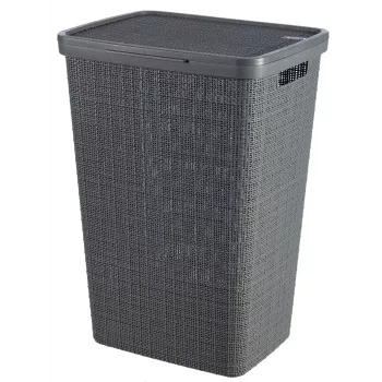 CURVER cesto portabiancheria Jute 58L 43x34x60cm grigio scuro