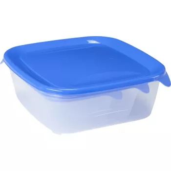 CURVER Fresh&Go set di contenitori per alimenti rettangolari, 3 pezzi (0,25L + 0,8L + 1,7L) blu