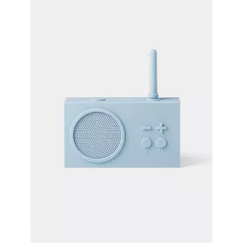 Lexon Tykho 3 radio FM portatile e altoparlante Bluetooth azzurro