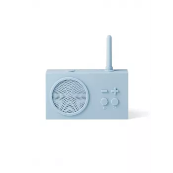 Lexon Tykho 3 radio FM portatile e altoparlante Bluetooth azzurro
