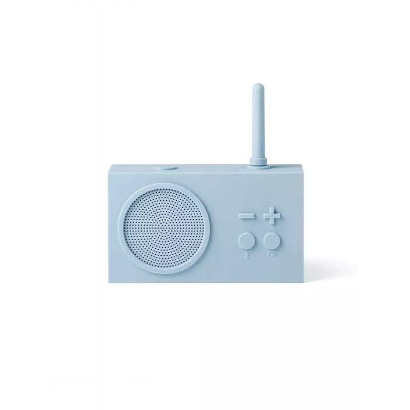 Lexon Tykho 3 radio FM portatile e altoparlante Bluetooth azzurro
