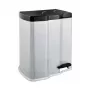 KEEEPER bidone con pedale per la raccolta differenziata 7+15L Gunnar 39,5x29x43,5cm argento chiaro