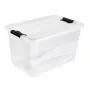 Contenitore con coperchio keeeper Crystalbox Cornelia 52L, 59,5 x 39,5 x 34 cm, trasparente