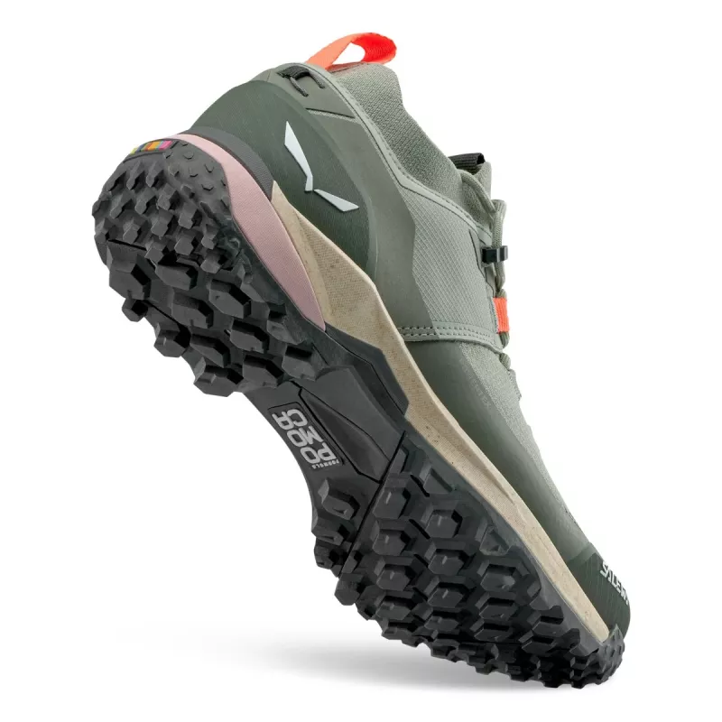 Salewa Puez 2 Knit PTX scarpe da trekking basse donna - Shadow/Olive, EU 40,5
