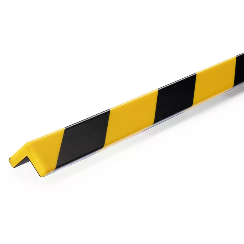 DURABLE C20 profilo paraspigoli magnetico, nero/giallo, confezione da 5