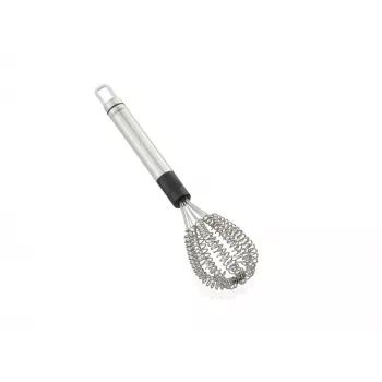 LEIFHEIT Speed Quirl S frusta, acciaio inox, 27 cm, lavabile in lavastoviglie, bianco/grigio