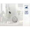 LEIFHEIT Speed Quirl M frusta manuale, acciaio inox, bianco/grigio, 26 cm