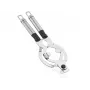 LEIFHEIT ProLine apri-coperchio acciaio inox manico regolabile per coperchi 2,5-10 cm argento/nero