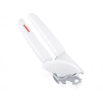 LEIFHEIT apriscatole Exact manuale acciaio inox con apribottiglie bianco/verde