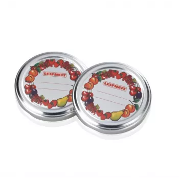 LEIFHEIT anelli in gomma per conserve 10 pz. Ø8,2 cm per vasetti con bordo rotondo Ø7,5 cm