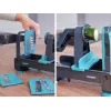 LEIFHEIT Table Scroll Cutter dispenser a parete per pellicola e pellicola trasparente, bianco