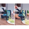 LEIFHEIT Table Scroll Cutter dispenser a parete per pellicola e pellicola trasparente, bianco