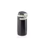 LEIFHEIT Thermo Mug Flip 350 ml nero tazza da viaggio con isolamento sottovuoto e coperchio flip-top