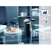 LEIFHEIT Thermo Mug Flip 350 ml nero tazza da viaggio con isolamento sottovuoto e coperchio flip-top