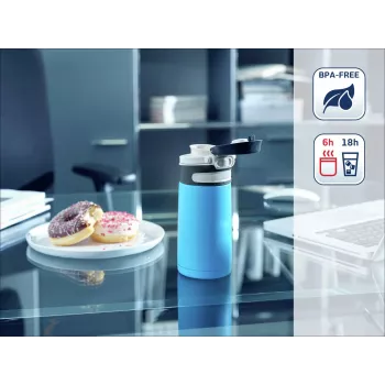 LEIFHEIT Thermo Mug Flip 350ml azzurro
