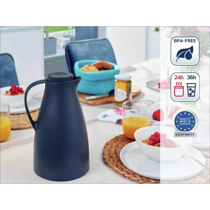LEIFHEIT Thermos Harmonic Blue 1L caraffa con isolamento sottovuoto