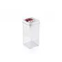 LEIFHEIT Fresh&Easy contenitore per alimenti 1,2 L, ermetico, senza BPA, trasparente con coperchio bianco/grigio