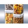 LEIFHEIT Fresh&Easy contenitore per alimenti 1,2 L, ermetico, senza BPA, trasparente con coperchio bianco/grigio
