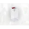 LEIFHEIT Fresh&Easy contenitore per alimenti 1,2 L, ermetico, senza BPA, trasparente con coperchio bianco/grigio